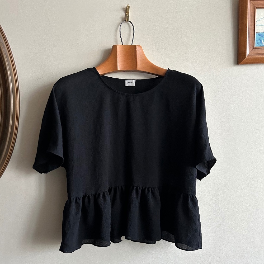 Wilfred Ruffle Hem Blouse – Size Small
